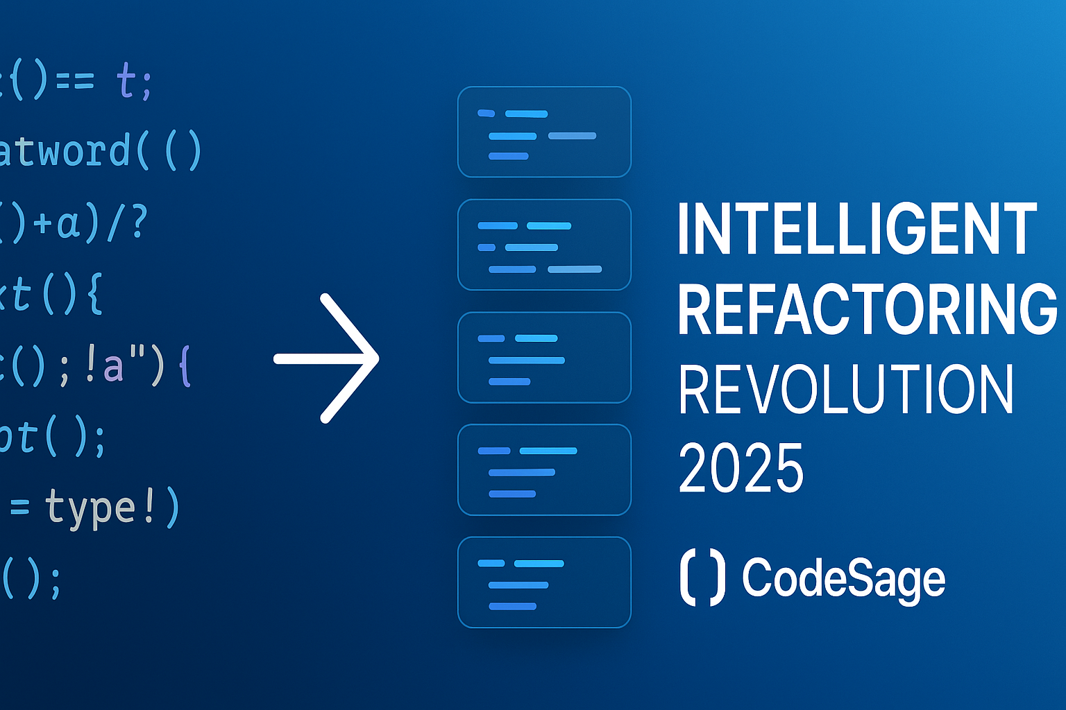 CodeSage Refactor